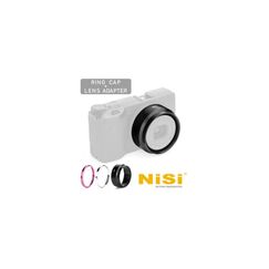 Nisi Ring Cap GR IIIx Rose Red, Silver