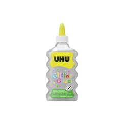 UHU Glitter Glue Maxi silber 177ml