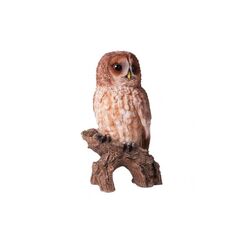 Deko Eule auf Ast, klein Höhe: 30cm