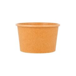 Webstar Glacébecher 240ml 50 Stk Karton, braun, Ø 94 x 55 mm