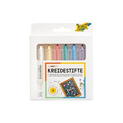 Folia Kreidestifte Kreidestifte mehrfarbig 2 mm 6er-Set