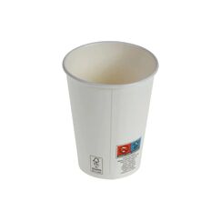 belesse nature Kartonbecher 3dl weiss 50 Stk, Ø90mm, nicht Plastik-laminiert