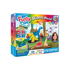 Mitama Modellierknete Funny Doo Dinos World 33er Set