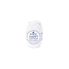 DMC Natura HAPPY COTTON, Brillantweiss 20 g, 43 m, 100 % CO