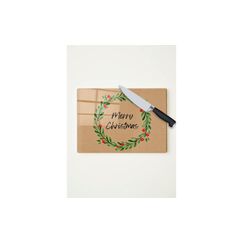 Hermia Schneidebrett XMAS 20 x 30 cm temperiertes Glas, antibakteriell