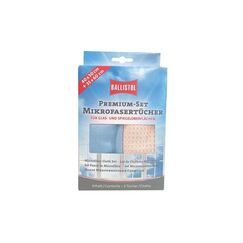 Ballistol Premium-Set Mikrofasertuch Beige / Blau