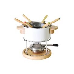 NOUVEL Fondue Set Elisa für Gemüse und Fleisch, 9-teilig