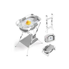 Relaxdays Babybadewanne mit Gestell Masse H x B x T: ca. 84 x 52 x 68 cm