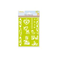 Avenue Mandarine Mini Schablonen Set Märche 15.4 x 25.7 cm, 10 Schablonen