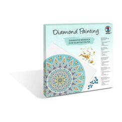 URSUS Diamond Painting Bastelset Mandala, 30 x 30 cm
