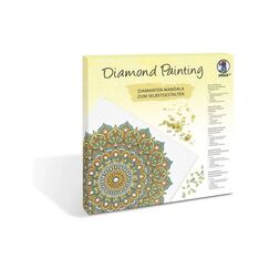 URSUS Diamond Painting Bastelset Mandala, 30 x 30 cm