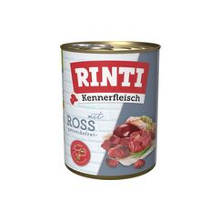 Rinti Nassfutter Kennerfleisch pur Dose Ross, 800 g