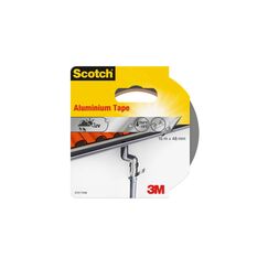 Scotch 3M Scotch Doppelseitiges Klebeband 48mmx15m Aluminium, temperaturbeständig