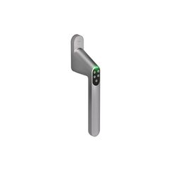 ASSA ABLOY Code Handle Fenster m Satinchrom, inkl Batterie 2 Stk. AAA