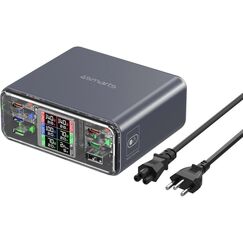 4smarts Desk Charger Lucid GaN DIY 360W spacegrau, CH plug