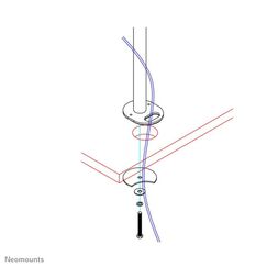 Neomounts FPMA-D960GROMMET Tischdurchführungstange 10-30"