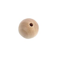 Rico Design Rico Holzkugel gebohrt 20 mm, 20 Stück