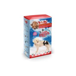Swisspet Einwegwindeln Doggy Pamys Gr. XXL 30-40kg, Grösse 65-80cm, sw, 10er Pack