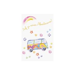 ABC Grusskarte Abschied Reise Format B6, 125 x 176 mm, mit Couvert