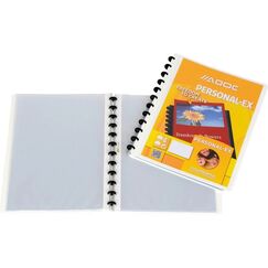 Adoc Sichtbuch Personal-Ex A4, 30 Taschen, weiss