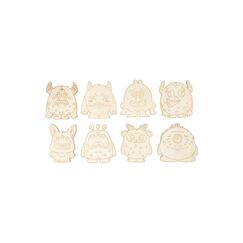 Creativ Company Monsterfiguren H 12.4 cm, Dicke 3 mm