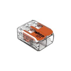 Wago Verbindungsklemme 2-fach 10 Stück 2L 0.5…6mm² 41A 450V