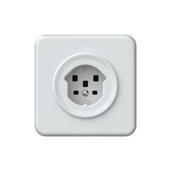 Hager ORIGIN UP Steckdose 1x TYP 25 16A/400V, mit Schraubklemmen, ws