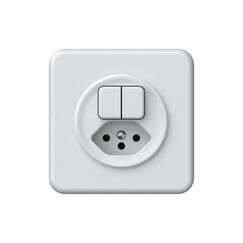 Hager ORIGIN UP Kleinkombination SCHEMA 1 3+3/1x T13, QuickConnect Steckklemmen, ws