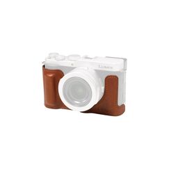 SmallRig Leather Half Case for Panasonic LUMIX L10 Brown