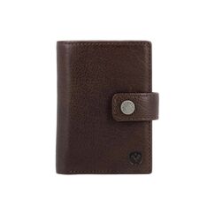 VALENTA Card Wallet Leather MagSafe Luxe Chocolate