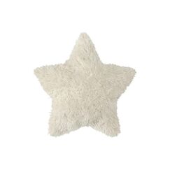 Chalet Sternkissen flauschig Corvatsch 45x45x8cm creme