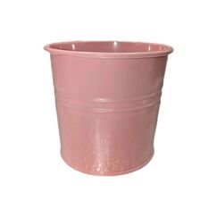 Chalet Zinktopf Paris L 14x14x11.5cm rosa