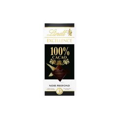 Lindt EXCELLENCE Tafelschokolade Dunkel 100% Cocoa 50 g