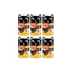 Lucky Lou Katzen-Snack Lucky Ones Krunchy Krisps Huhn, 6 x 60g