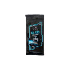 Alpha Line Scheibenreinigungstücher, Pack à 15 Stück Für alle Arten von Glas, Scheiben, Spiegel
