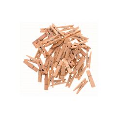 Glorex Wäscheklammer aus Holz 3.5 cm / 48 Stk.