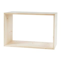 Holz Zollhaus Regal Lotti aus Holz 40x60x30 cm,inkl.Schrauben,Fichte,FSCMix70%