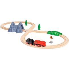 BRIO Batterie-Dampflok Set