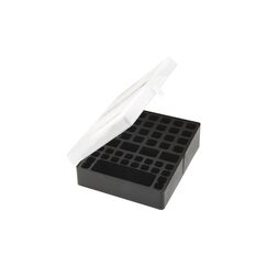 Ansmann Akku-Box für 24x AA, 16x AAA sowie 4x 9V E-Block Akkus und Batterien