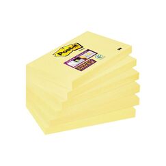 Post-it Haftnotizen Super Sticky gelb 76 x 127 mm, 6 Blöcke