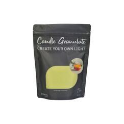 Wenzel Wachs-Granulat, Limone ohne Duft, 300g  inkl. 3 Dochte