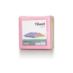 Elite Allzwecktuch 15 Stück violett / gelb / rosa, 38x36cm