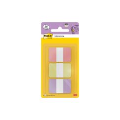 Post-It 3M Post-it Index Strong 3 Blöcke à 12 Blatt, 25.4x38.1mm, pastell
