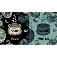 Paws & Whiskers Napfunterlage 40 x 70 cm