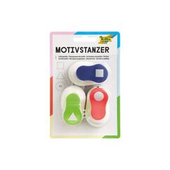 Folia Ganzjahresmotive 3-teilig geometrische Formen 1.5 cm