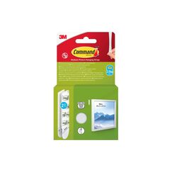 Command Bilder-Montage-Strips Weiss, Medium, 2 Paare (4 Streifen)