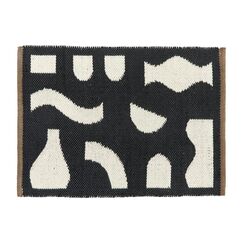 BC Ceres Fussabtreter Black/Off White, 100% Recycled PET-Garn