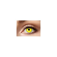 Halloween 3-Monatslinsen farbig gelbes Auge