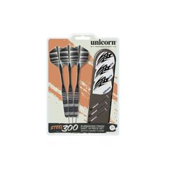 Unicorn Steeldart S300 24g schwarz, 3 Stück