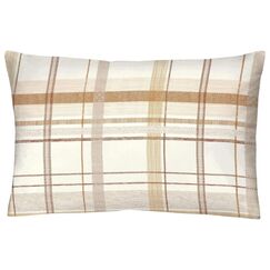 H.F. Kissenbezug Flanell Karo 65x100cm, 100% Baumwolle